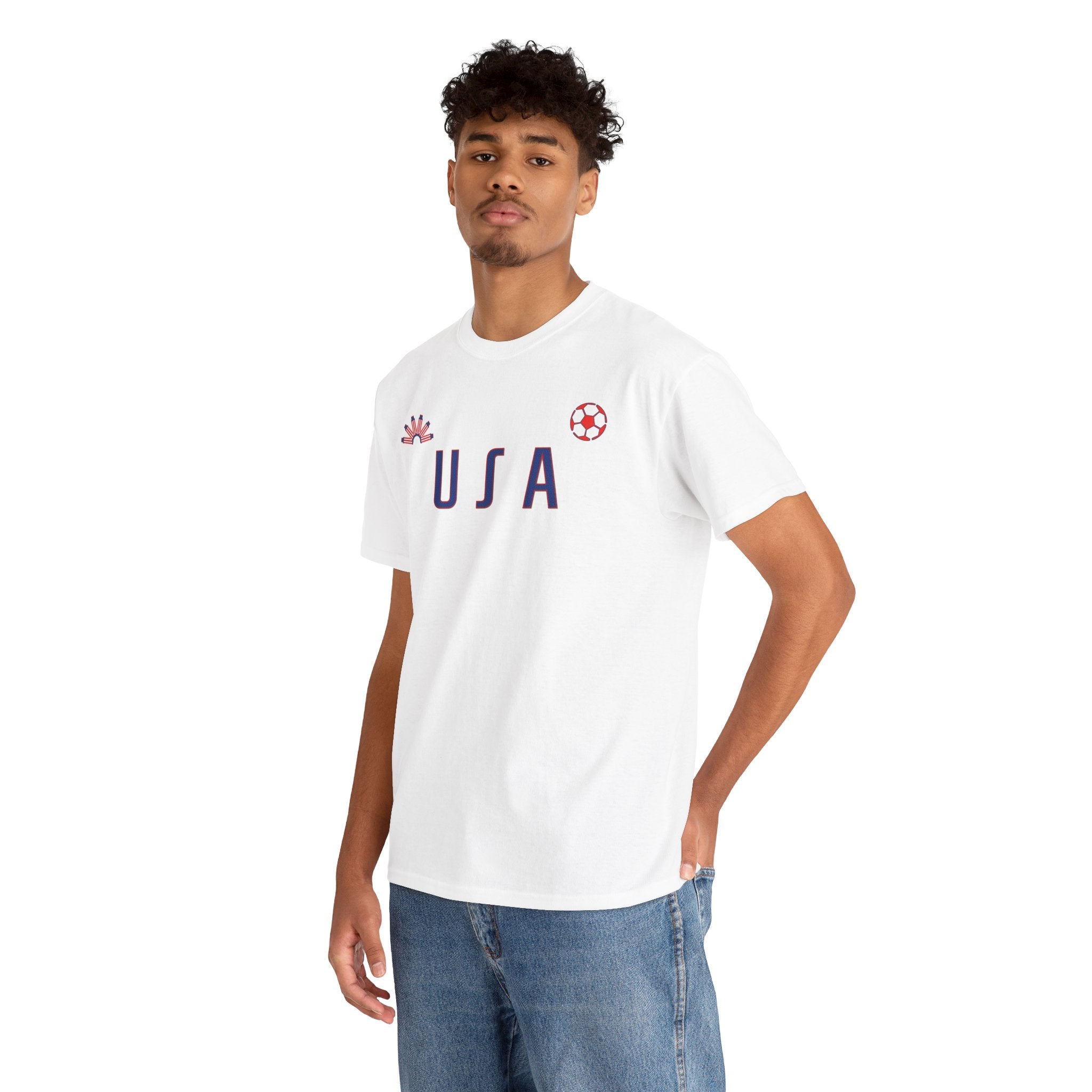 USA White T-Shirt