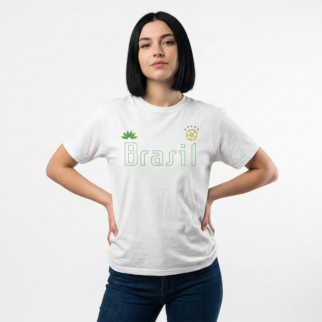 Brazil  White T-Shirt