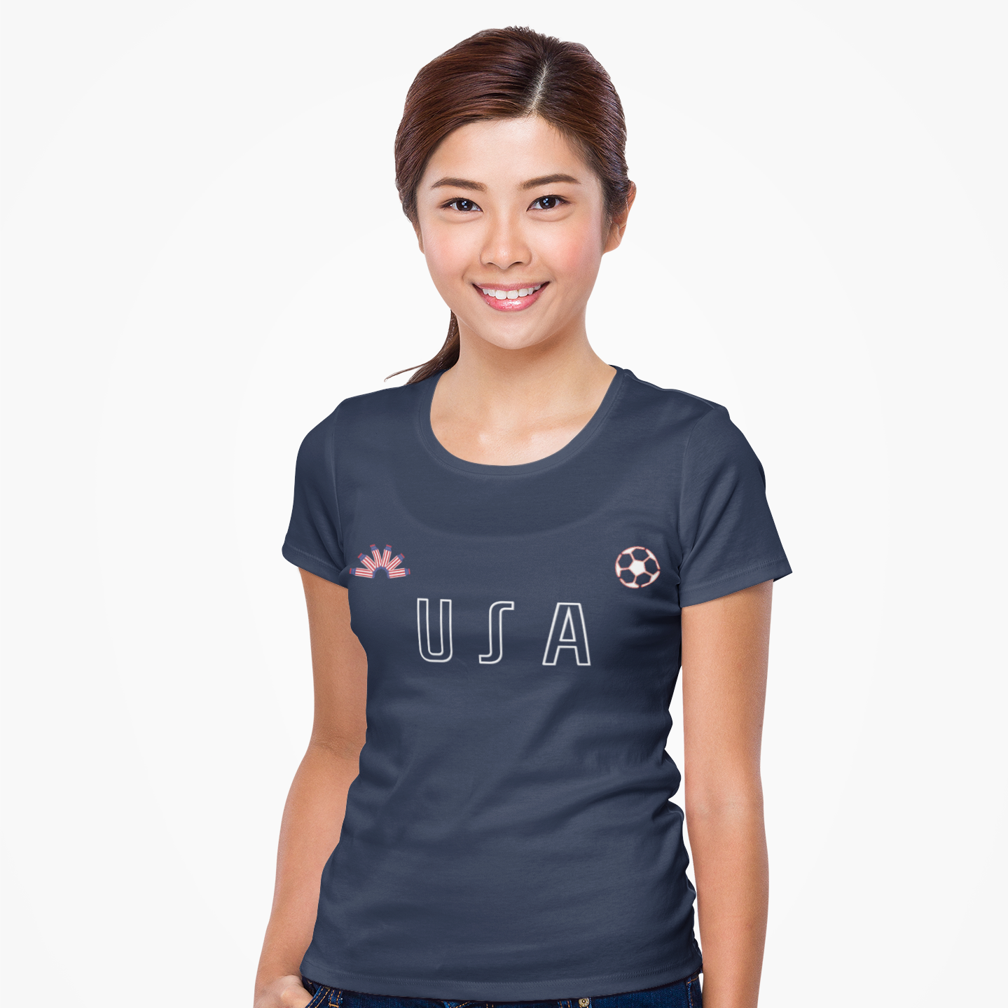 USA Coloured T-Shirt