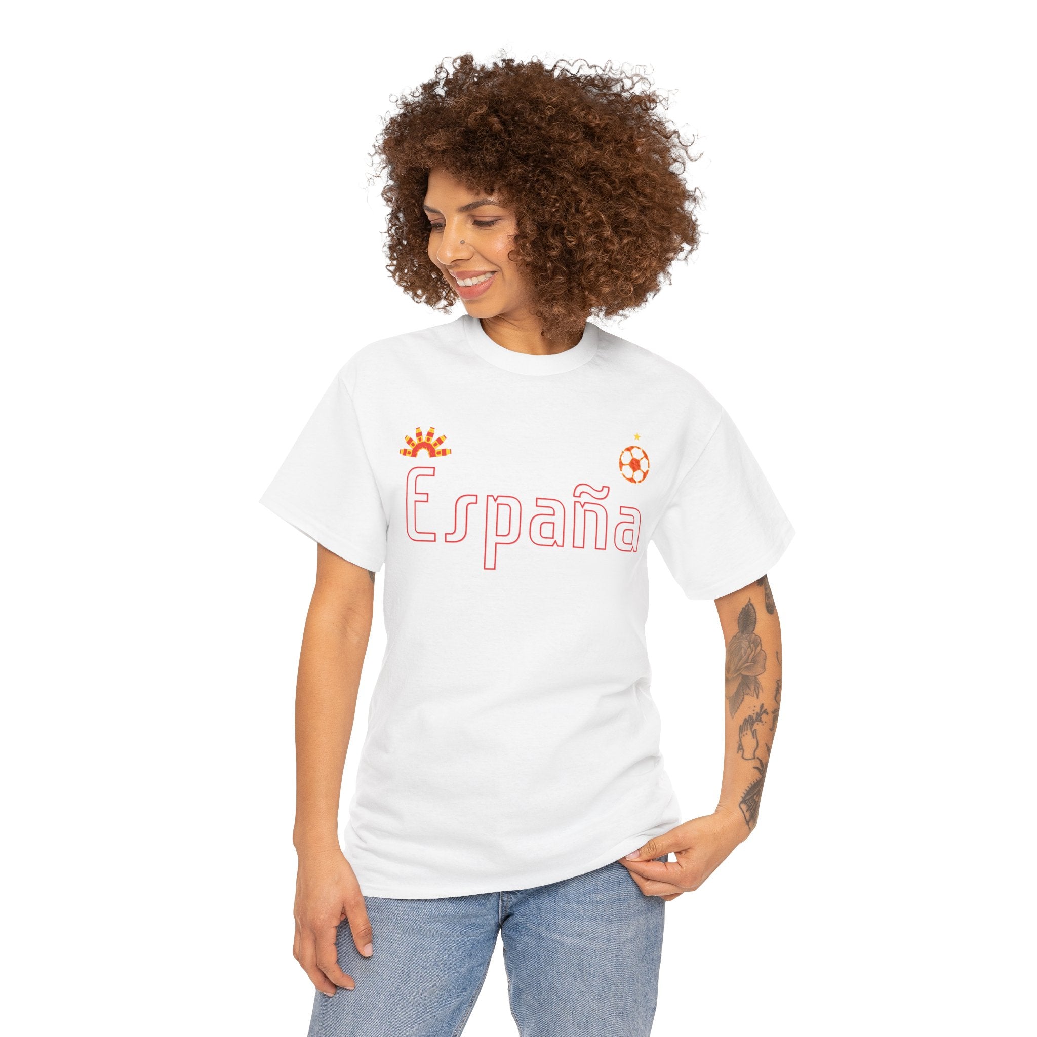Spain White T-Shirt