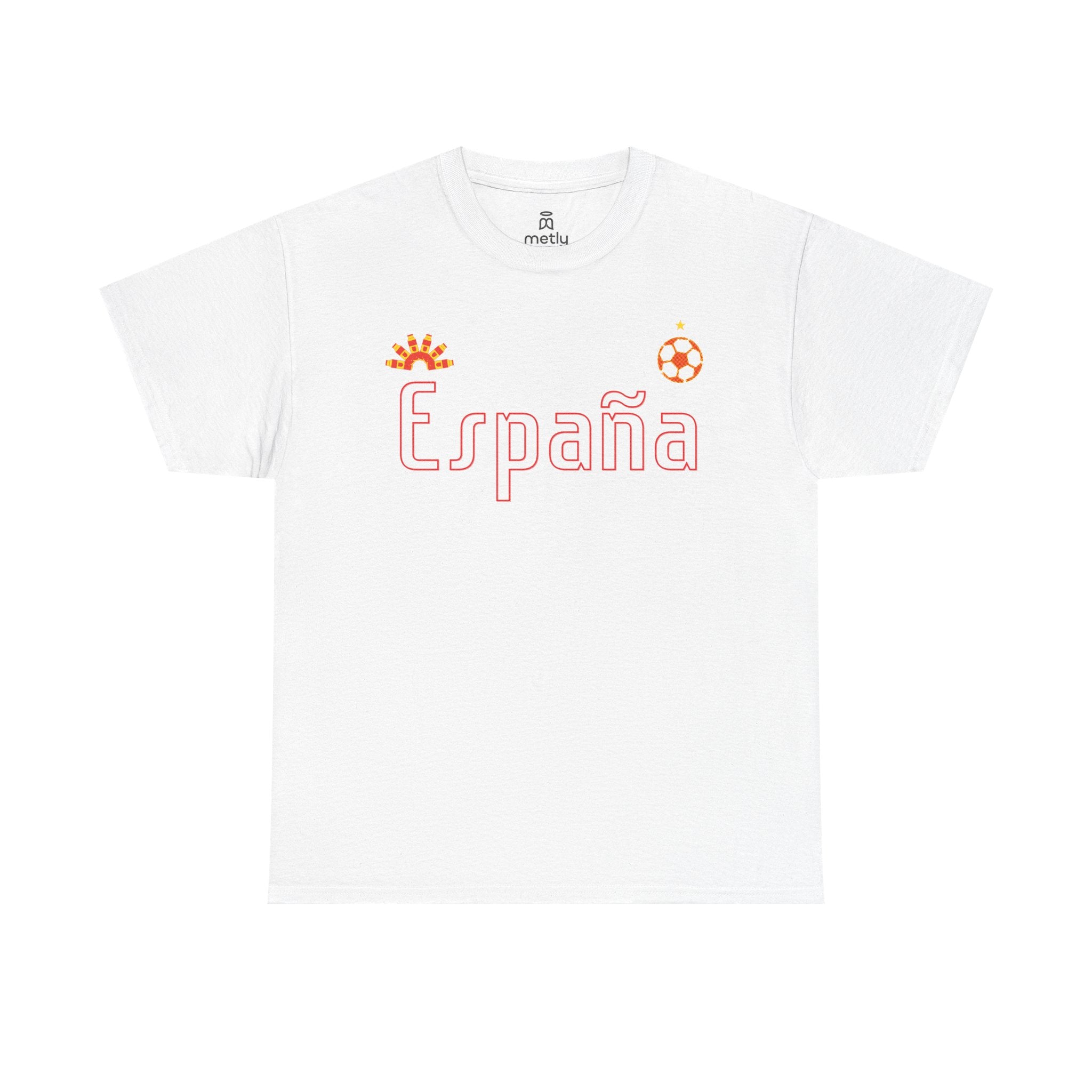Spain White T-Shirt