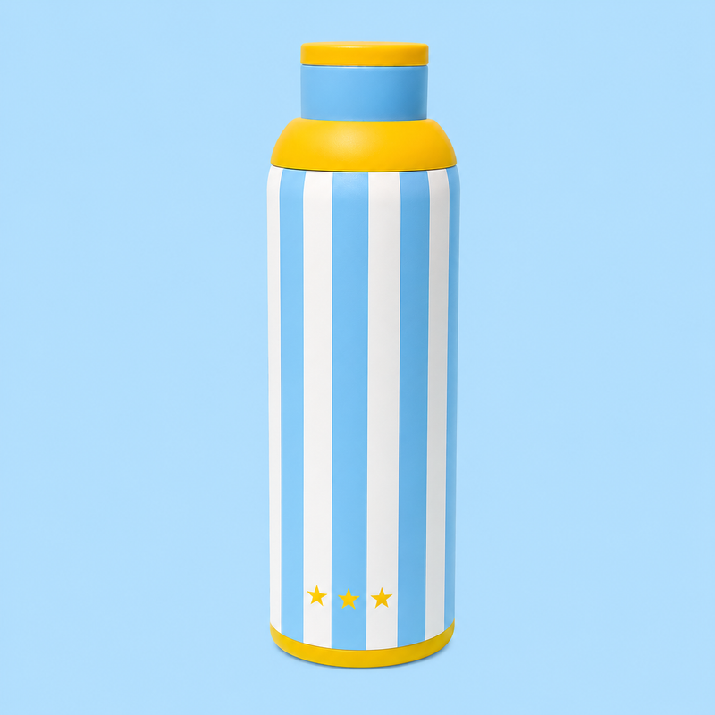Metly Argentina Edition - 500ml Double Walled Bottle — Hydrate Like a Champion