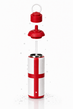 Metly England Edition - 500ml Double Walled Water Bottle — Bring England's Pride to Every Match Day