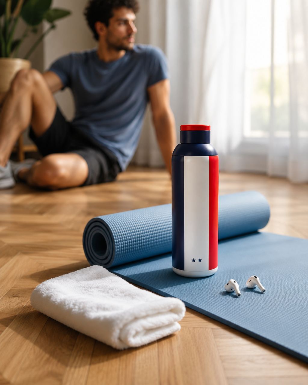 Metly France Edition - 500ml Double Walled Water Bottle — Carry France's Fighting Spirit Everywhere