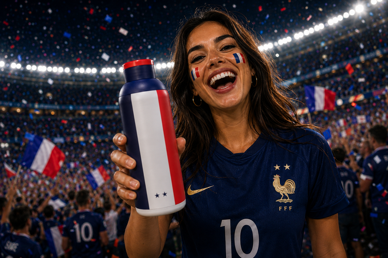Metly France Edition - 500ml Double Walled Bottle — Carry France's Fighting Spirit Everywhere