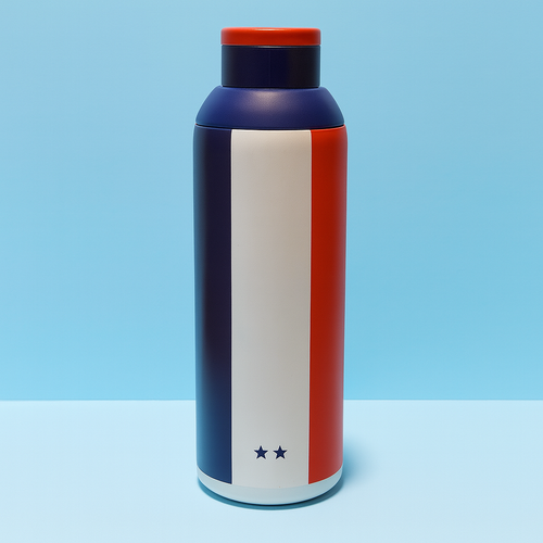 Metly France Edition - 500ml Double Walled Bottle — Carry France's Fighting Spirit Everywhere