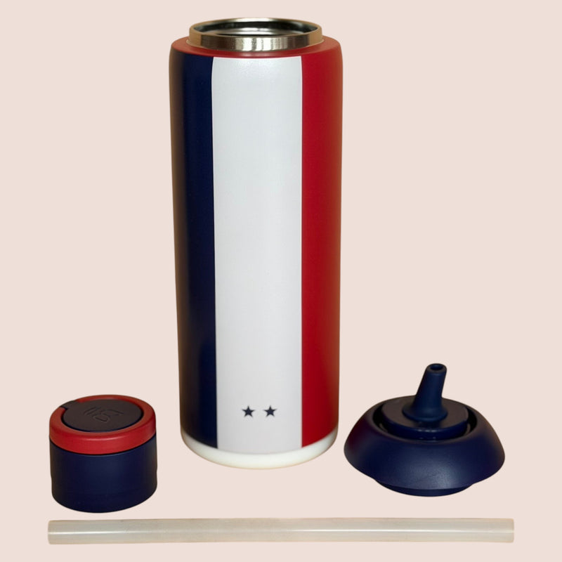 Metly France Edition - 500ml Double Walled Bottle — Carry France's Fighting Spirit Everywhere