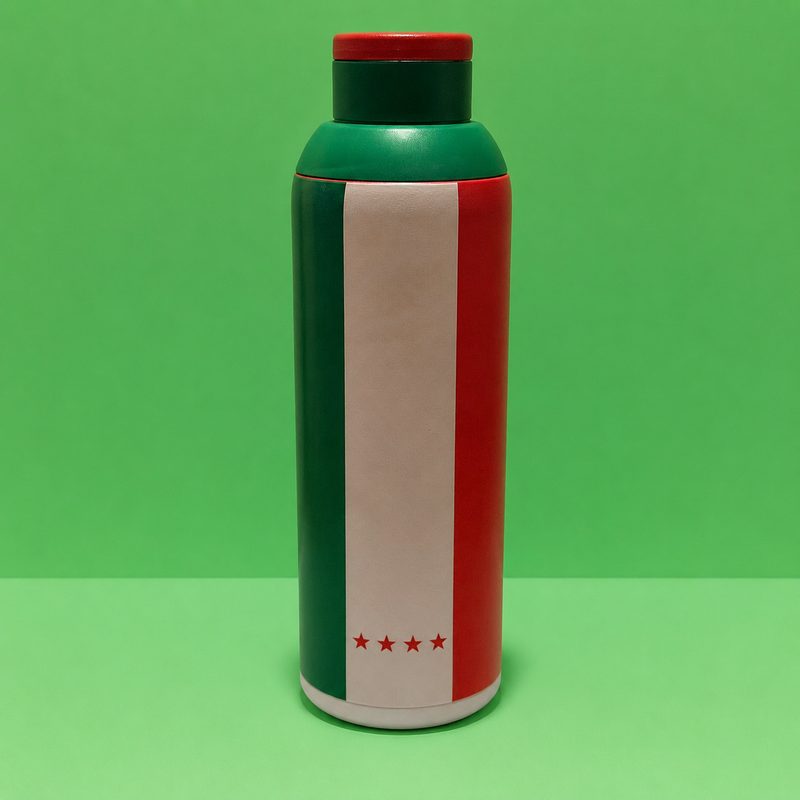 Metly Italy Edition - 500ml Double Walled Bottle — Celebrate L'Azurra in Style
