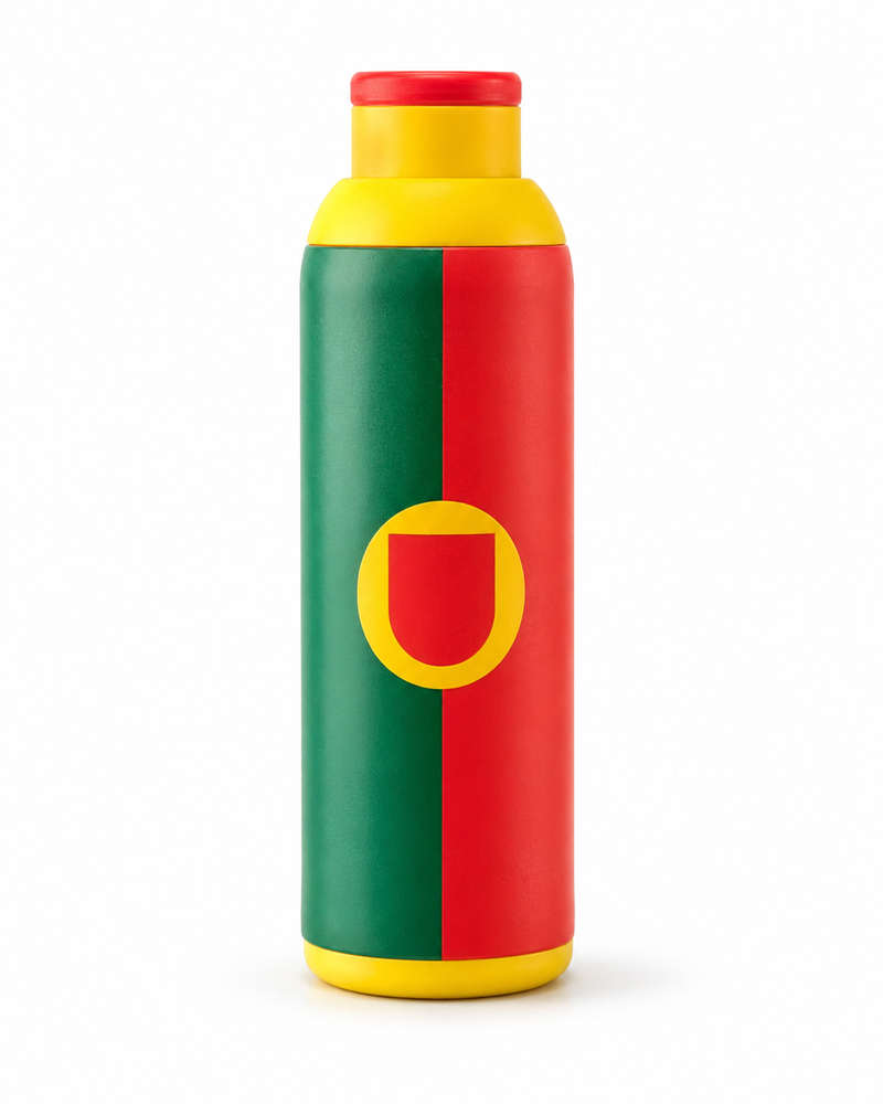 Metly Portugal Edition - 500ml Double Walled Water Bottle — Fuel Your Passion for the Beautiful Game