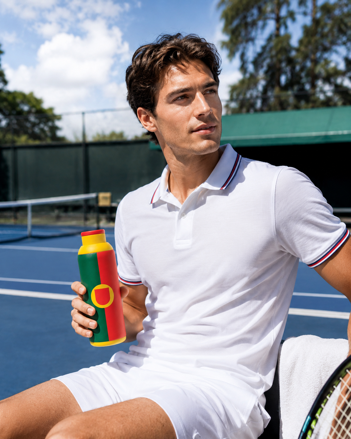 Metly Portugal Edition - 500ml Double Walled Water Bottle — Fuel Your Passion for the Beautiful Game
