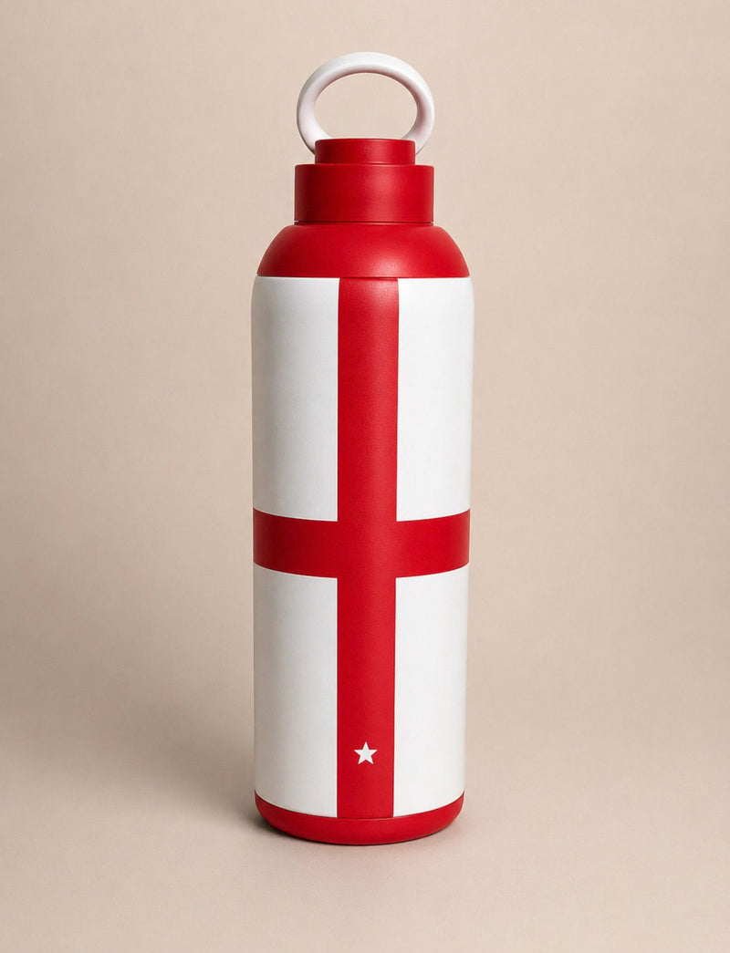 Metly England Edition - 500ml Double Walled Bottle — Bring England's Pride to Every Match Day