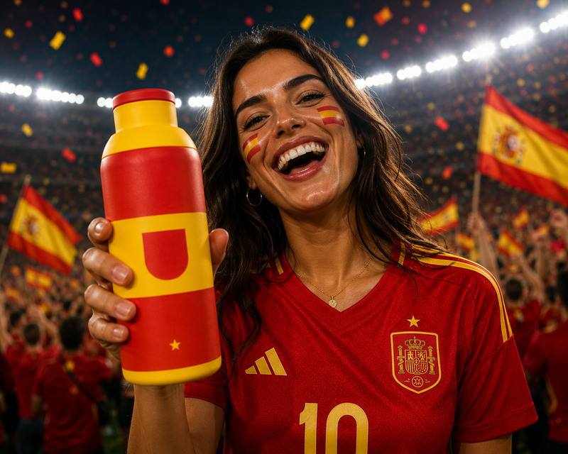Metly Spain Edition - 500ml Double Walled Bottle — Carry Spain's Passion Everywhere